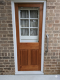Graphite Iron aluminum storm door